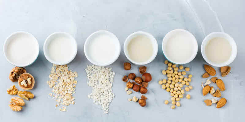 Un estudio comparó la fermentación de Leches vegetales fermentadas comerciales y caseras para la creación de yogures vegetales